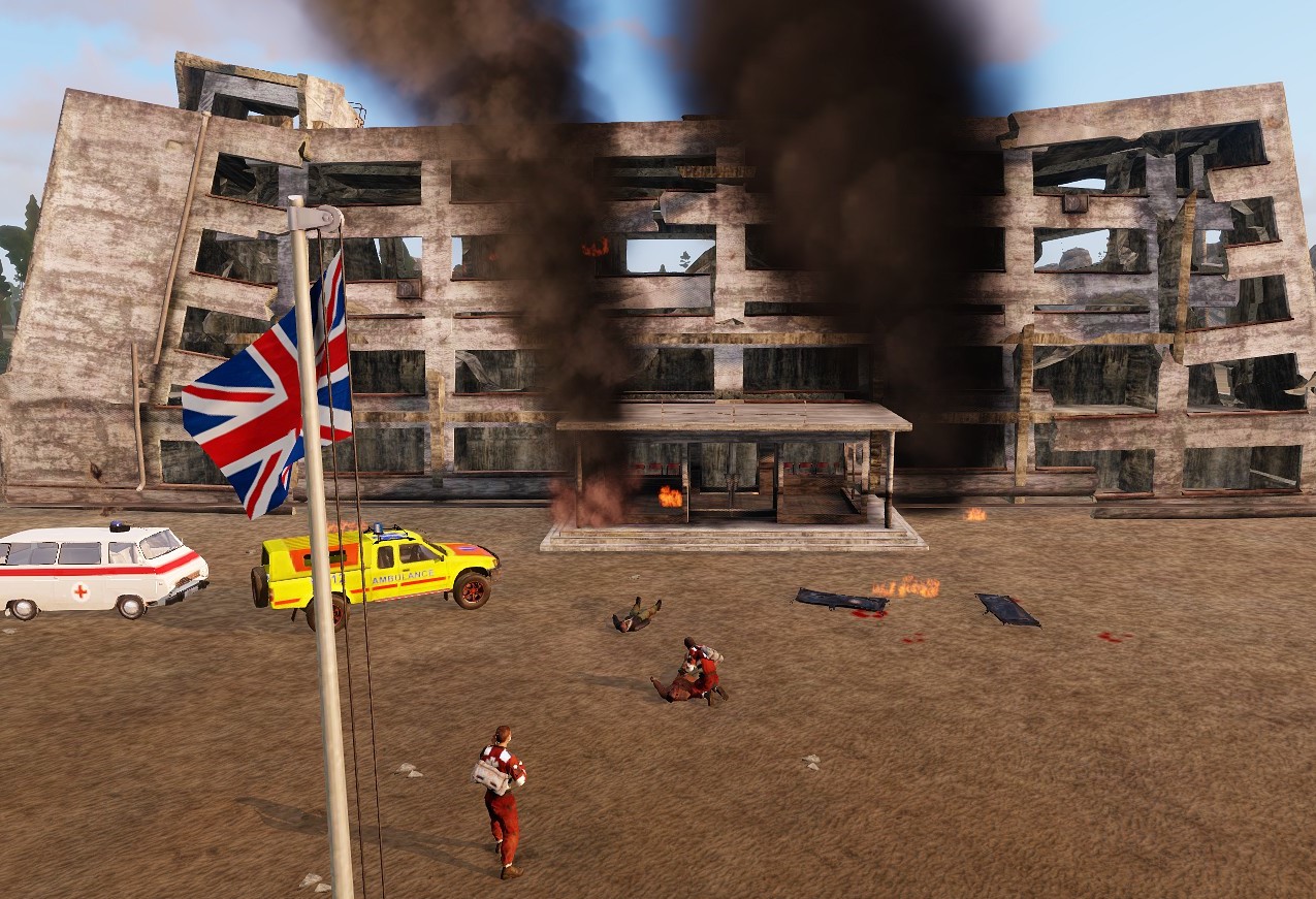 Missile Strike Devastates British Embassy in Fapovo